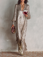 | Shimmering Maxi Dress
