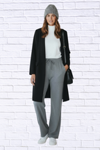 Soft Knit Drawstring Lounge Pants with Pockets _ Women__ Relaxed Fit Comfort Wear