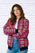 Maddy Traditional Bomber Printed Ethnic Jacket - Bold Prints | Diva USA