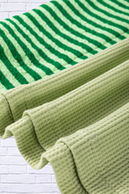 Striped Textured Half Sleeve T-Shirt