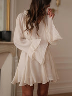 Liber Spring Women's Solid Color Solid Color Mini&Short Dresses