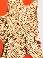 Starfish-themed Knitted Sleeveless Sexy Ruffled Vest Short Dress