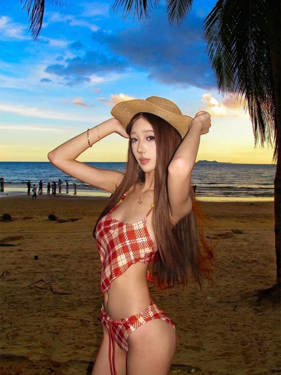 Plaid Bikinis