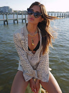 Printed Vacation V-neck Shirt Shorts Set 2-piece Sets