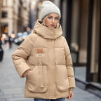 | Hooded winter jacket, warm coat