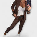 | Set of Top, Jacket, and Pants