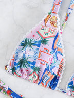 Printed Lace Bikini