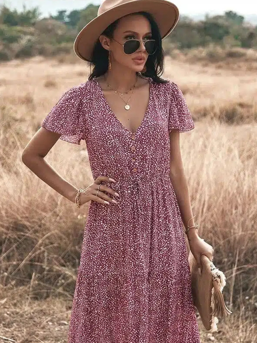 | Maxi Dress in Coastal Breeze