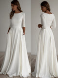 Simplicity Long Sleeve Parties Maxi Dresses