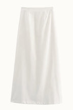 Tie Strap Sleeveless Top High Waist Skirt Set