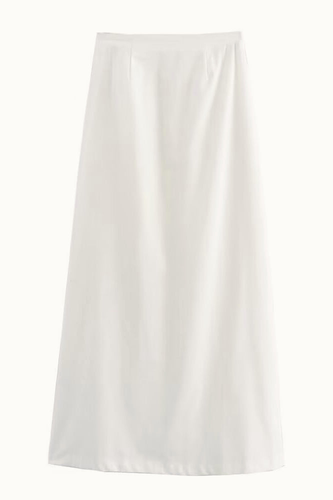 Tie Strap Sleeveless Top High Waist Skirt Set