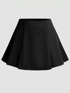 Pleated Mini Skirt