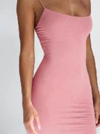 Scoop Neck Spaghetti Strap Bodycon Mini Dress