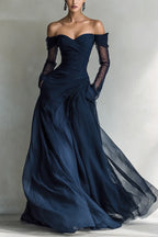 Giselle Ruched Sweetheart Maxi Dress