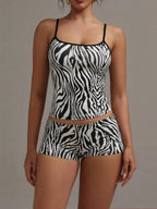 Leopard Print Cami ad Shorts Set