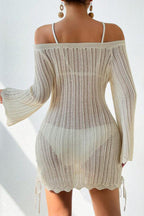 Solid Knit Bikini Cover Up