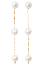 Pearl and Flower Earrings