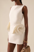 Chic Floral Embellished Party Dress
