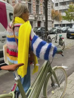 Rainbow Hues Mohair Sweater