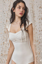 Wide Strap Slim Fit Triangle One Piece Set