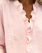 | Elegant Ruffle Blouse