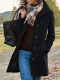 | Single-breasted knit coat