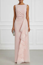 Aurelia Elegant Asymmetric Pleated Dress
