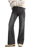 Slim Fit Blue Flare Jeans