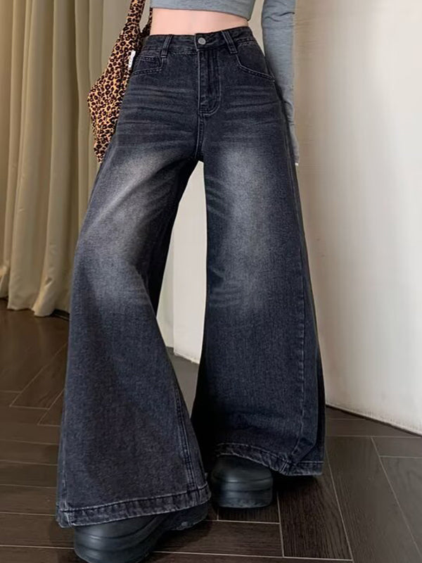 American-Style Loose Wash Boyfriend Jeans