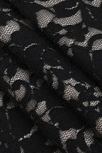 Lace V-Neck Bodycon Party Skirt