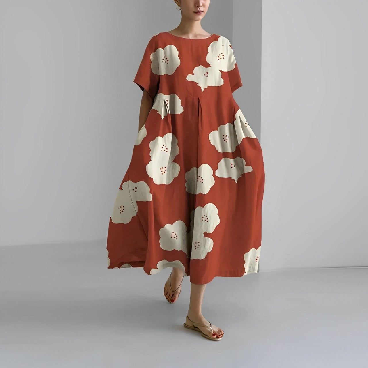 Stella Exclusive Floral Dress Chic Silhouette Collection