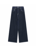 Vintage Washed Loose Wide Leg Jeans