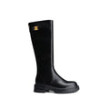 Women's Round Toe Thick-soled Medium Thick Heel Long Knight Boots