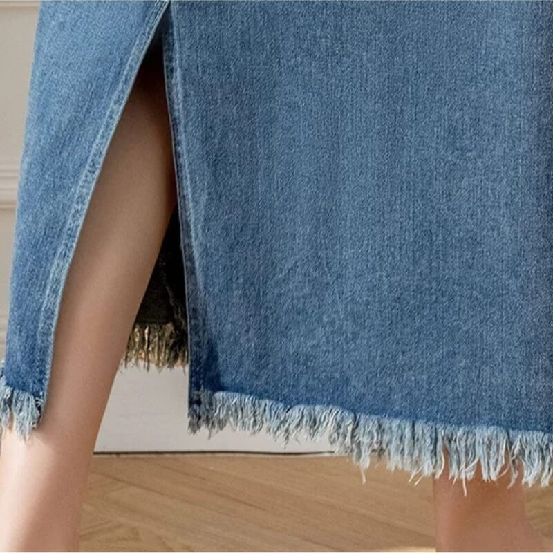 A-Line Midi Skirt