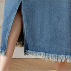 A-Line Midi Skirt