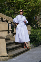 Vera Minimalist White Dress Everyday Luxe Edit