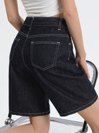 Vintage Denim Bermuda Shorts