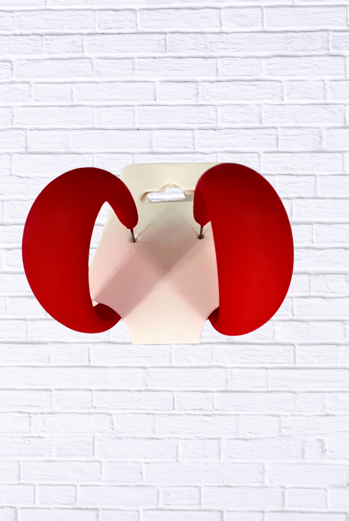 Bold Matte Hoop Earrings _ Modern Statement Fashion Jewelry