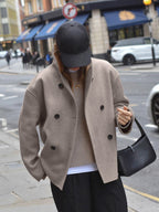 Bianca | Classic Chic Double-Breasted Coat for Women