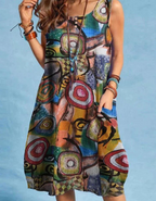 María Boutique José Bohemian Printed Dress Designer Edit