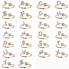Initial Sparkling Ring