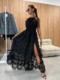 Empress Maxi Black Dress