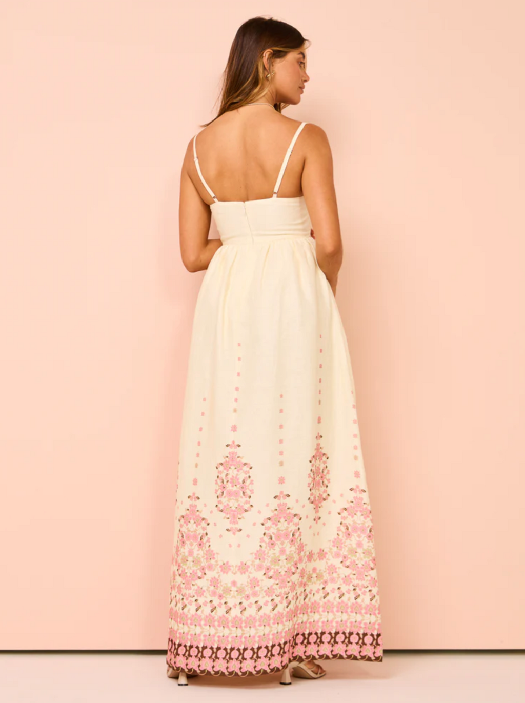 Marigold Floral Maxi Dress