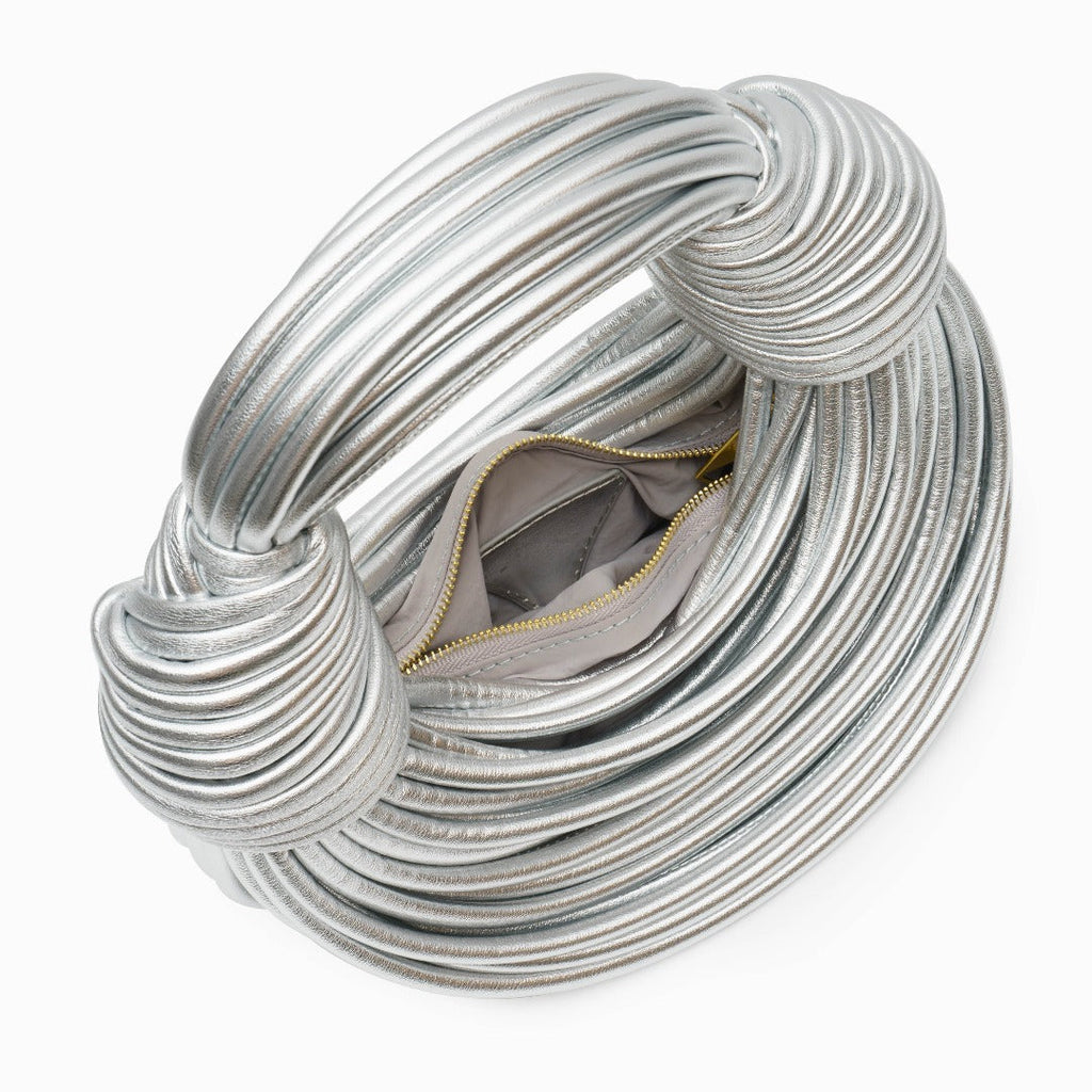 Amanda Silver Handbag