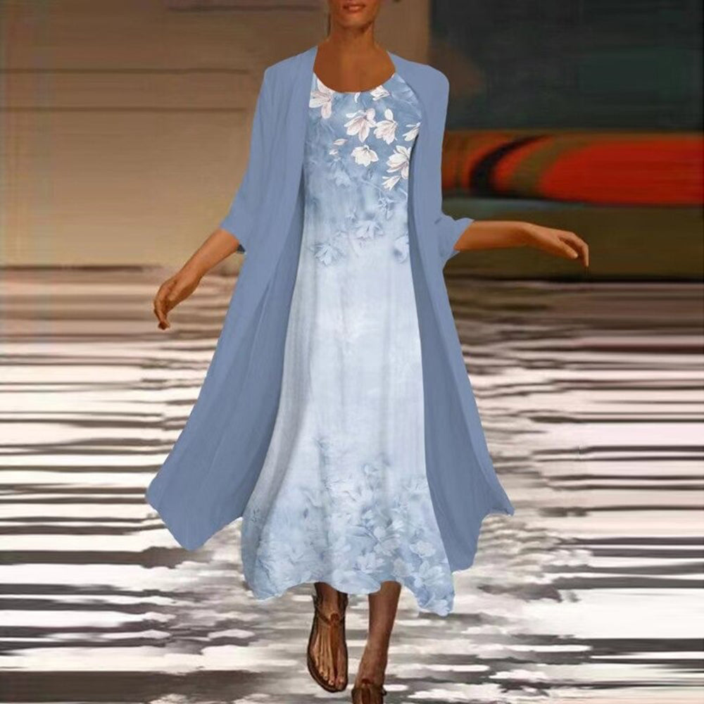 | Long Dress with Matching Jacket