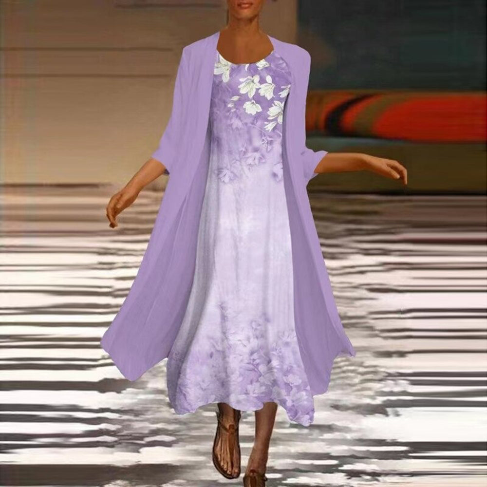 | Long Dress with Matching Jacket