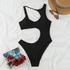 Asymmetric One Piece Swimsuit
