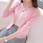 Long Sleeve Knitted Shawl Autumn Cardigan