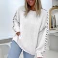| Loose sweater in warm fabric