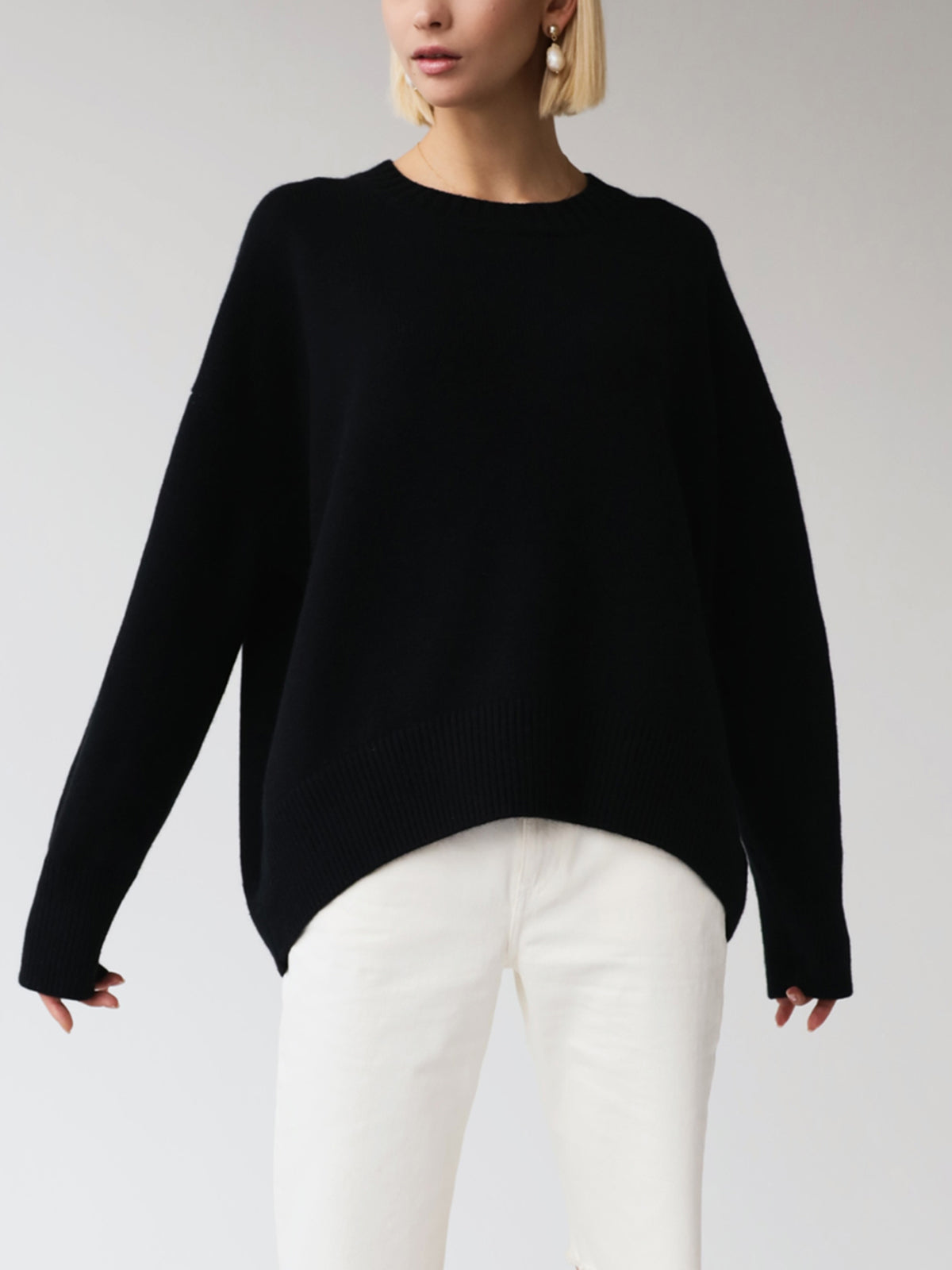 | Women’s Winter Oversized Knit Pullover Sweater